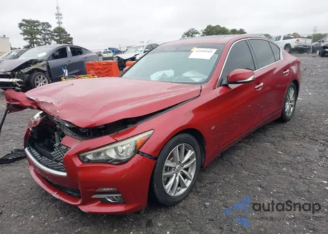 2014 Infiniti Q50 Premium z USA, uszkodzony, nr VIN JN1BV7AP1EM689080